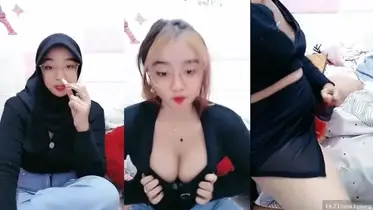 Ukhti Tetek Gede Jilbab Ketat Dientot sampai Becek, Visual Tetek Gede yang Dominan